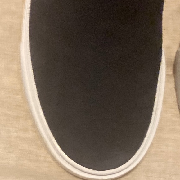 Prada Black Suede Slip-on Platform Sneaker - Picture 8 of 10